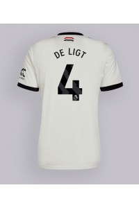 Fotbalové Dres Manchester United Matthijs de Ligt #4 Třetí Oblečení 2024-25 Krátký Rukáv